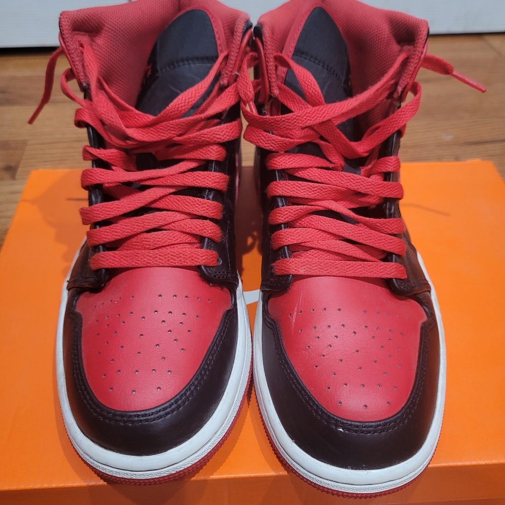 Nike Red and Black Athletic Shoes